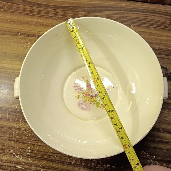 Antique vintage 1930s Taylor Smith Taylor pottery serving bowl - Picture 5 of 5